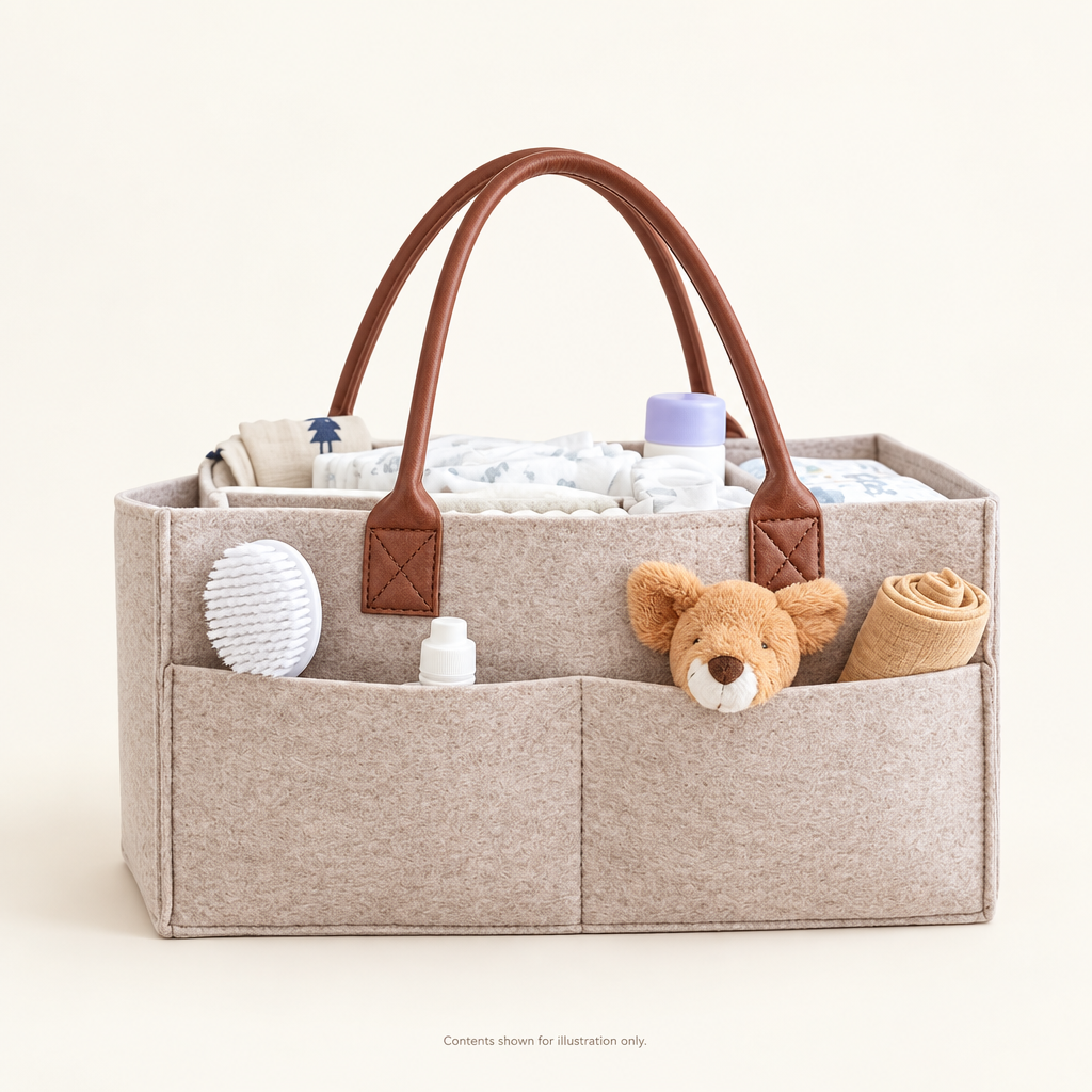 Babaessentials nappy caddy main product image